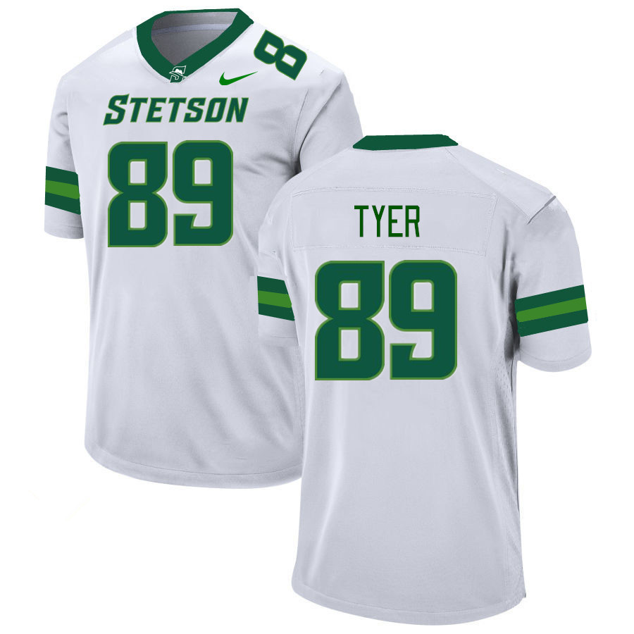 Men-Youth #89 Blakely Tyer Stetson Hatters 2023 College Football Jerseys Stitched-White